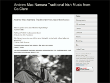 Tablet Screenshot of andrewmacnamara.com